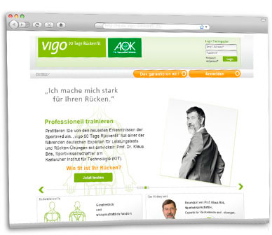 vigo 90 Tage Rückenfit